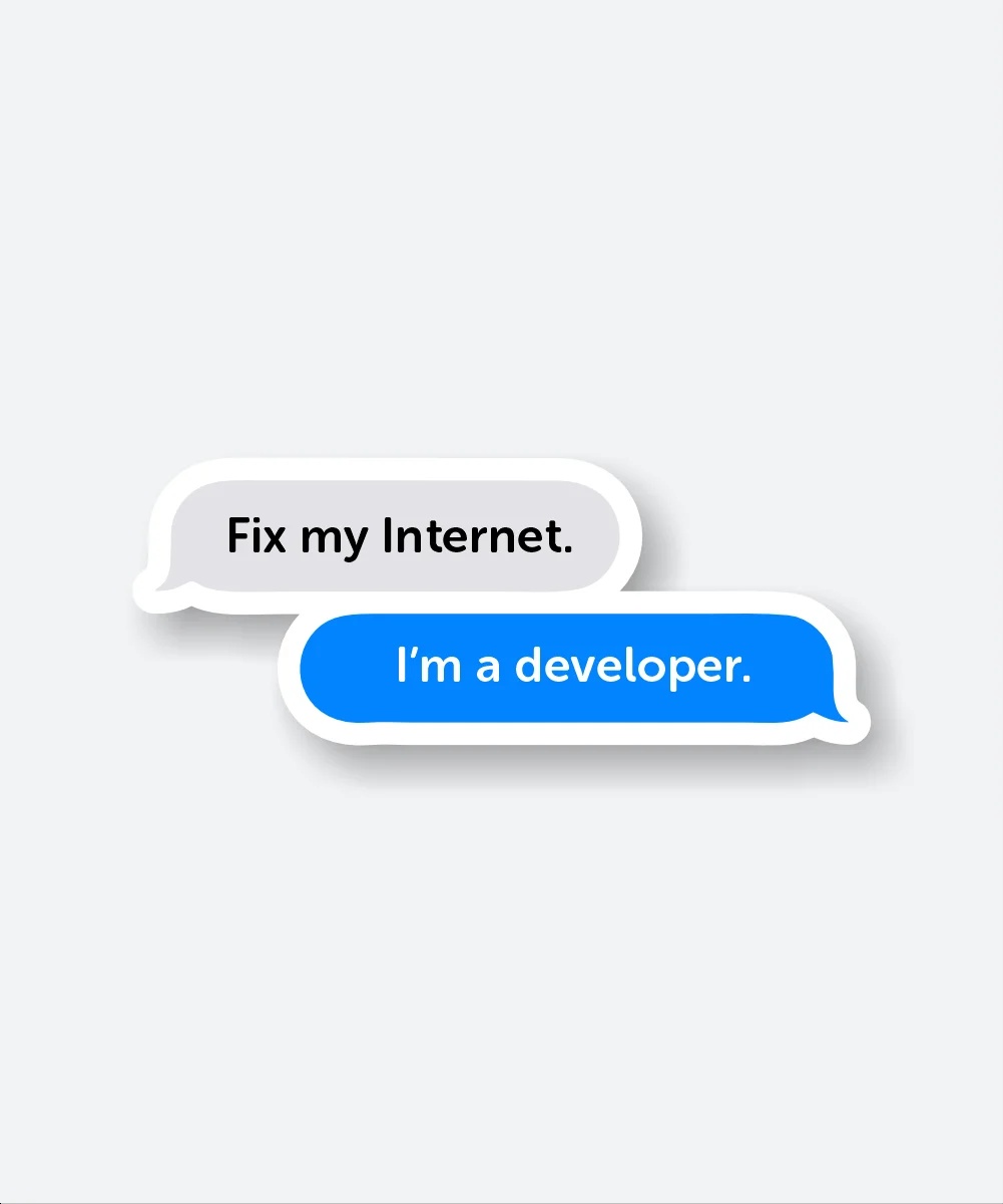 Im A Developer Sticker