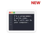 Im A Programmer Sticker