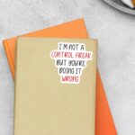 Im Not A Control Freak Witty Stickers