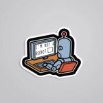 Im Not A Robot Witty Stickers