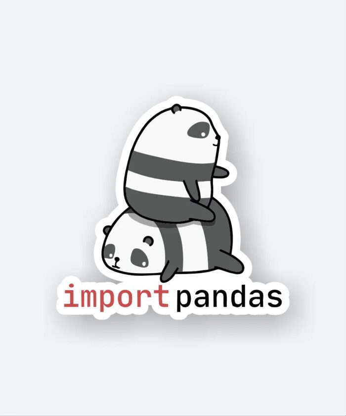 Import Pandas Sticker