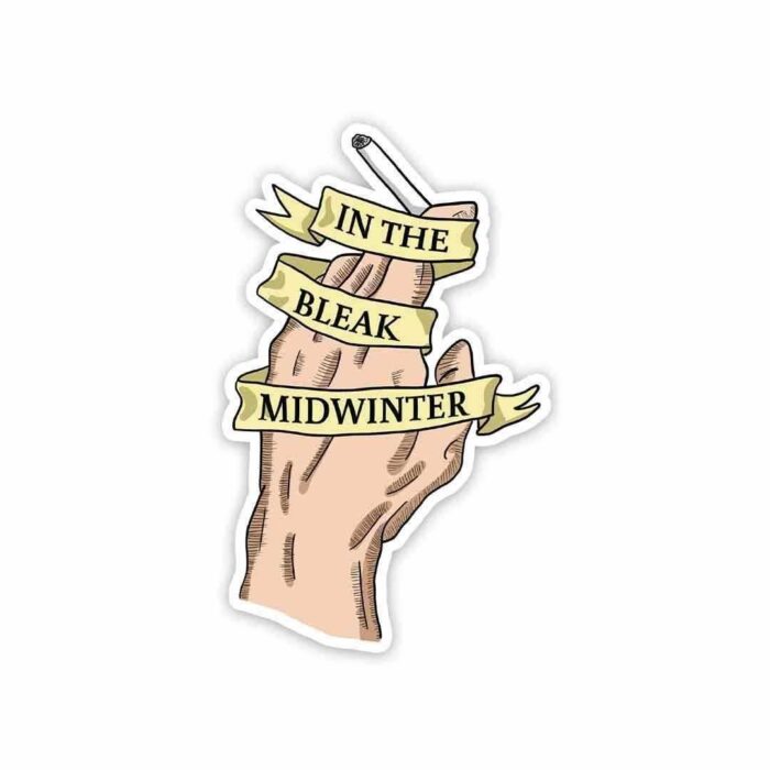 In The Bleak Midwinter Sticker