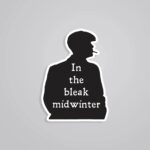 In The Bleak Midwinter Tommy Silhouette TV Shows Stickers