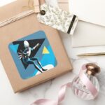 Incredibles 2 Frozone Square Sticker