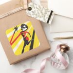 Incredibles 2 Mrs. Incredible Elastigirl Square Sticker