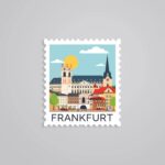 Innsbruck Village And Riverfront Post Stamp Travels Stickers