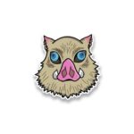 Inosuke Boar Hat Sticker