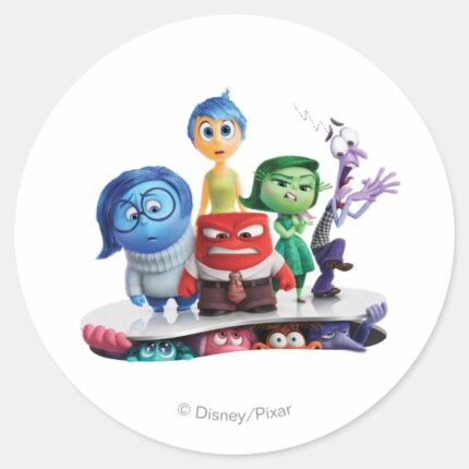 Inside Out 2 Theatrical Art Classic Round Sticker