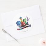 Inside Out 2 Theatrical Art Classic Round Sticker