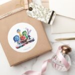 Inside Out 2 Theatrical Art Classic Round Sticker