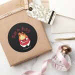 Inside Out 2 Today Im Feeling Anger Graphic Classic Round Sticker