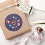 Inside Out You Know Me Inside Out Character Circle Classic Round Sticker