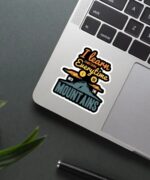 Into The Mountains Sticker