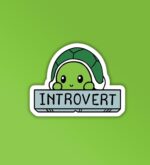 Introvert Sticker