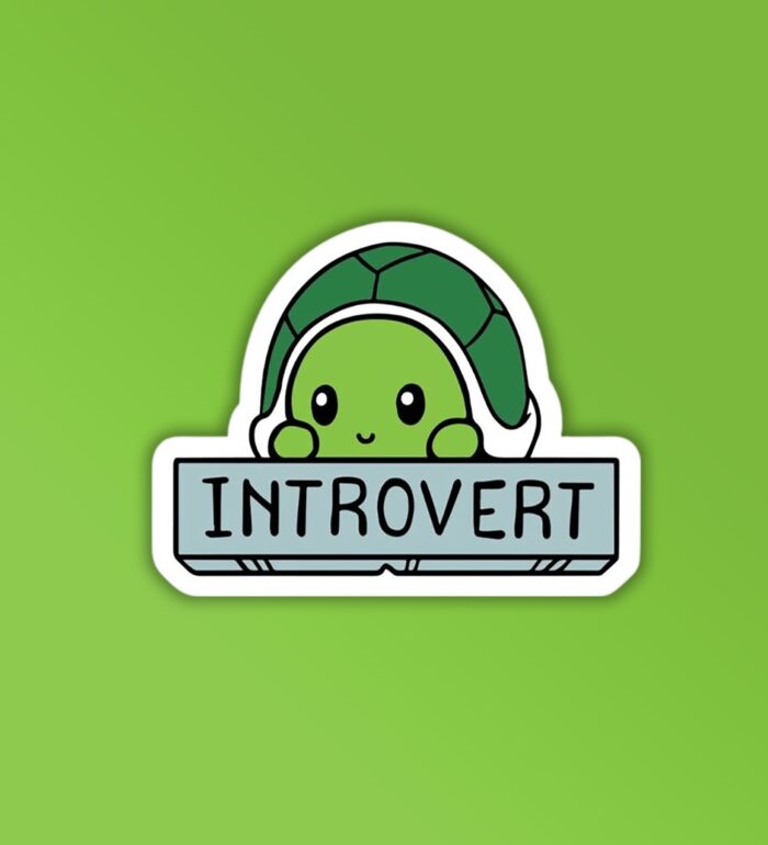 Introvert Sticker