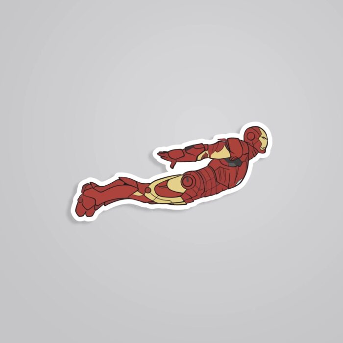 Iron Man Flying Movies Stickers