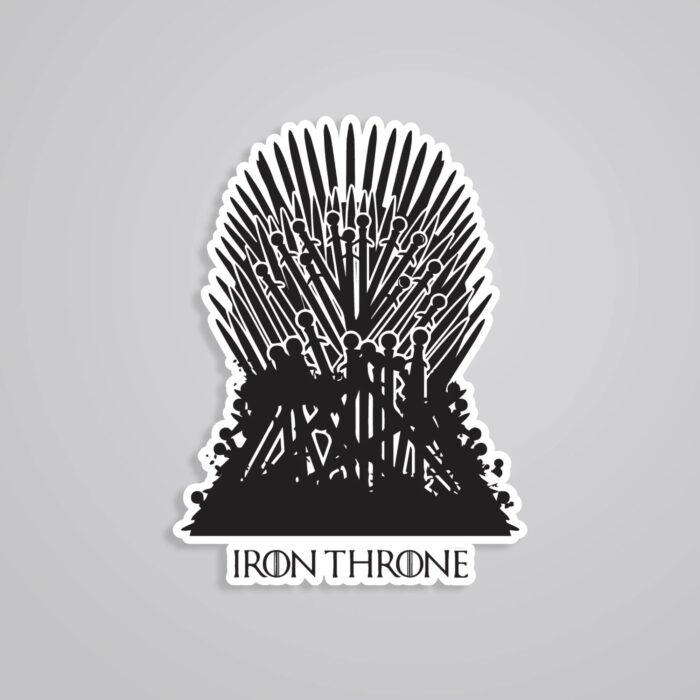 Iron Throne TV Shows Stickers