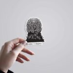 Iron Throne TV Shows Stickers