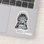 Iron Throne Icon Sticker