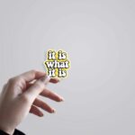 It Is What It Is Witty Stickers