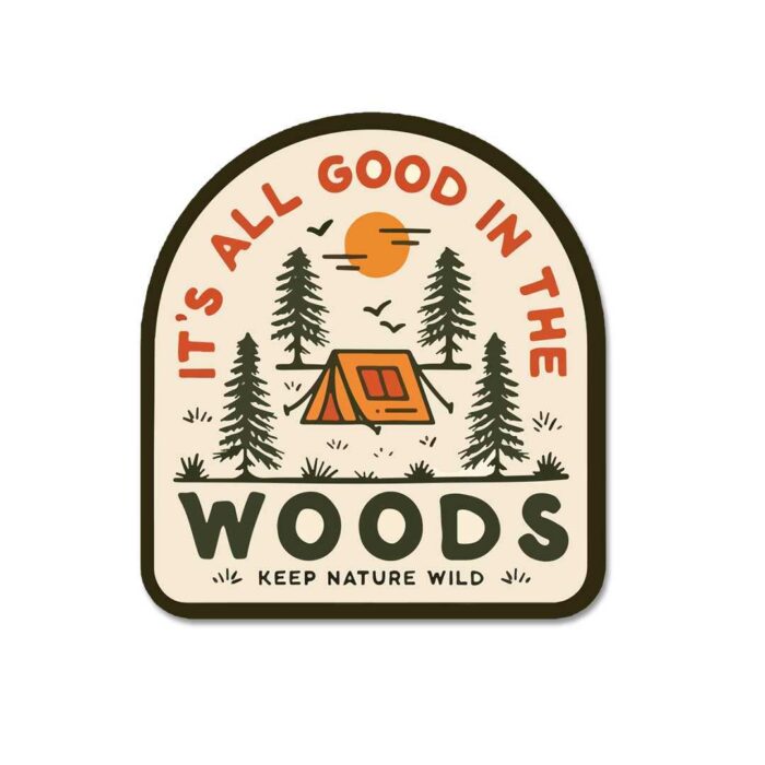 ItS All Good In Wood Sticker