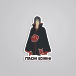 Itachi Uchiha Minimalist Anime Stickers