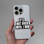 Its Not Over Sticker