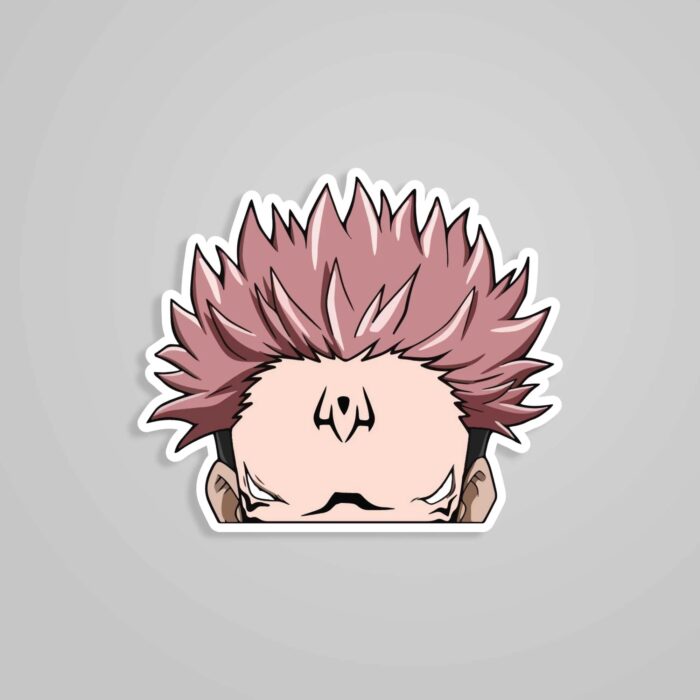 JJK Ryomen Sukuna Minimalist Anime Stickers