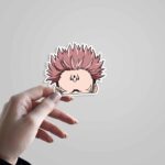 JJK Ryomen Sukuna Minimalist Anime Stickers