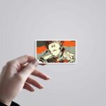 JJK Sukuna In Frame Anime Stickers