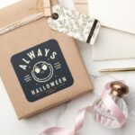 Jack Skellington Always Halloween Square Sticker