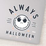 Jack Skellington Always Halloween Sticker