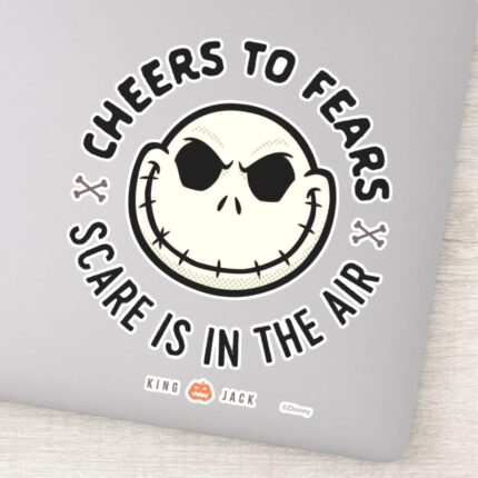 Jack Skellington Cheers To Fears Sticker
