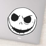 Jack Skellington Head Sticker