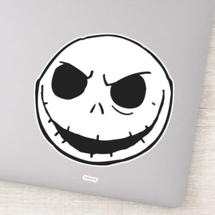 Jack Skellington Head Sticker