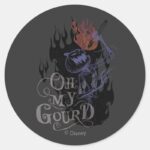 Jack Skellington Oh My Gourd Classic Round Sticker