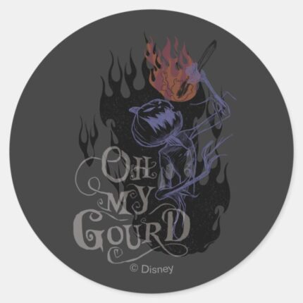 Jack Skellington Oh My Gourd Classic Round Sticker