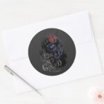 Jack Skellington Oh My Gourd Classic Round Sticker