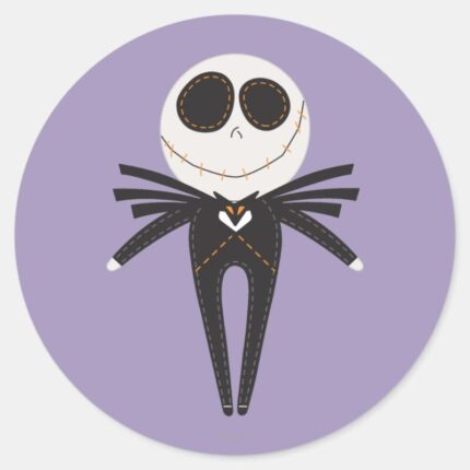 Jack Skellington Pook A Looz Classic Round Sticker