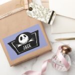 Jack Skellington Headstone Rectangular Sticker