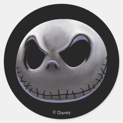 Jack Skellington Master Of Fright Classic Round Sticker
