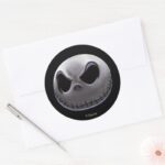 Jack Skellington Master Of Fright Classic Round Sticker