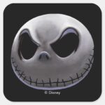 Jack Skellington Master Of Fright Square Sticker