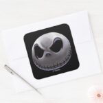 Jack Skellington Master Of Fright Square Sticker