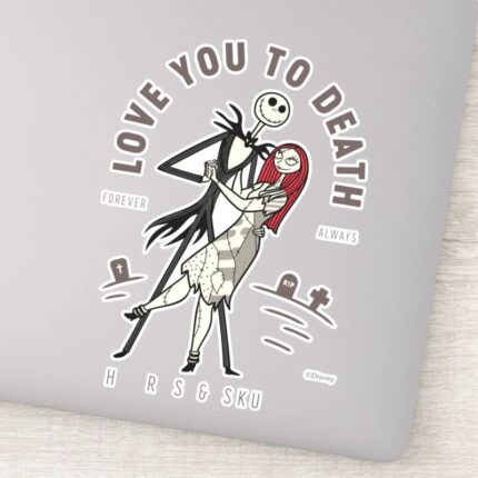 Jack Sally Love You To Death Forever Always Sticker