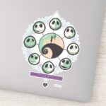 Jack Sally Moon Phases Forever Always Sticker