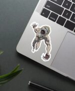 Jaw Titan Attacking Sticker