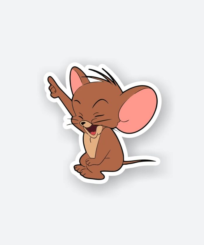 Jerry Laugh Sticker