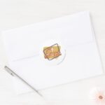 Jerry Running Scared Classic Round Sticker