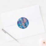 Jerry Trippy Fish Classic Round Sticker